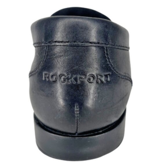 Rockport Men's Black Classic Leather Penny Loafer Cushioned Footbed Sz 10.5M - Picture 5 of 9